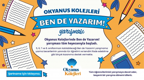 Okyanus Kolejleri'nde Ben de Yazarım!