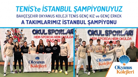 TENİS'te İSTANBUL ŞAMPİYONUYUZ