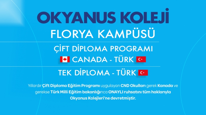 Okyanus Koleji Florya Kampüsünde Çift Diploma Eğitim Programı